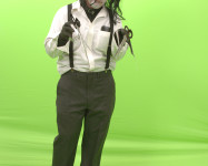 Kurt as Edward Scissorhands