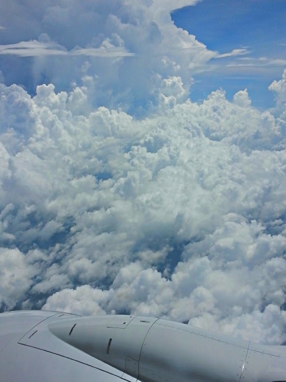 Spectacular Clouds on Flight into David, Chirqui, Panama