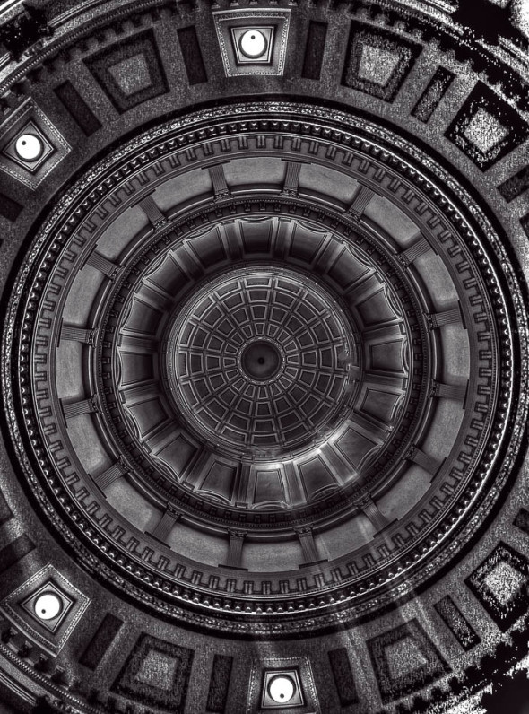 Dome Interior Perfect B&W Ansel in the Valley Preset
